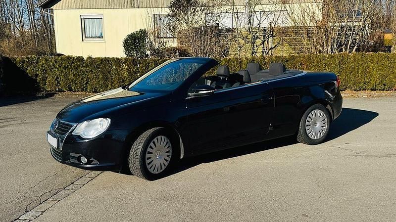 Gebraucht VW Eos 122 PS (89 kW) 2008 Schwarz Cabrio