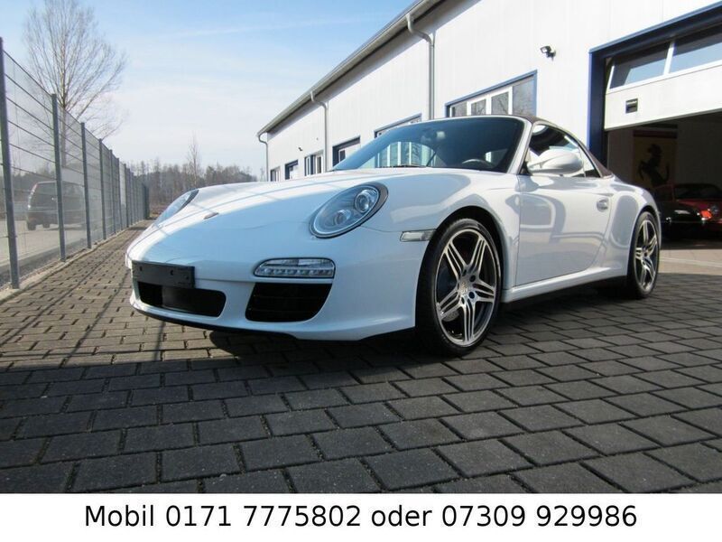 Weiß Gebraucht 2010 Porsche 911 Carrera 4S Cabriolet Cabrio | 49.999 € - Bild 1/4