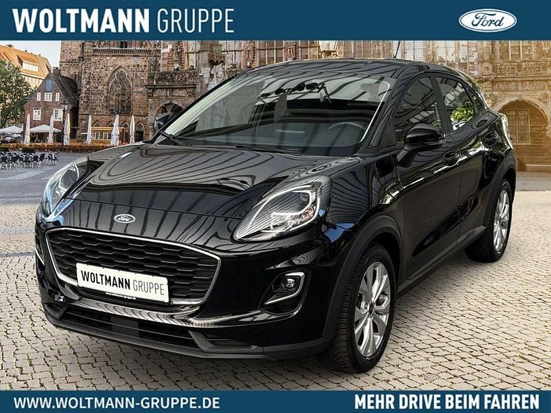 Schwarz Gebraucht 2021 Ford Puma Gen-E Cool & Connect SUV | 16.950 € - Bild 1/4