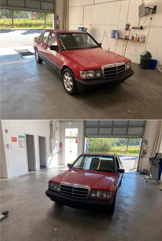Rot Gebraucht 1992 Mercedes 190 Limousine | 3.900 € - Bild 1/4