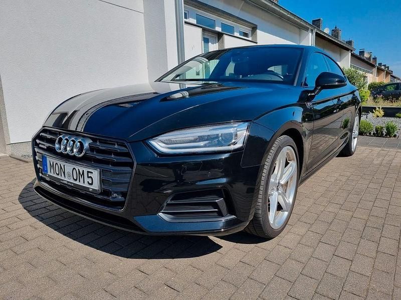 Schwarz Gebraucht 2017 Audi A5 Sportback S-Line Limousine | 22.500 € (Guter Preis) - Bild 1/4