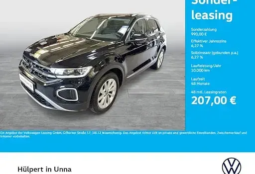 Gebraucht VW T-Roc Style 110 PS (80 kW) 2023 Schwarz SUV