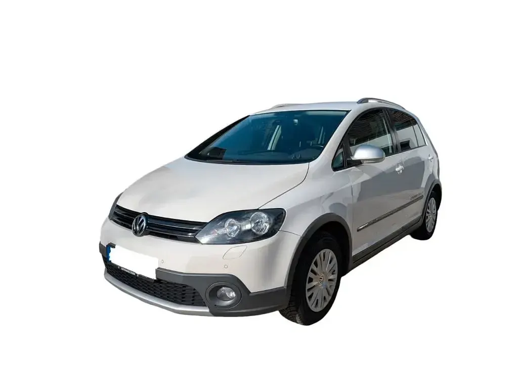 Gebraucht VW Golf Plus Cross 122 PS (89 kW) 2010 Weiß Van / Kleinbus