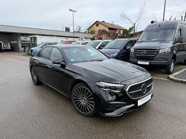 Gebraucht Mercedes E220 AMG line 197 PS (144 kW) 2025 Obsidianschwarz metallic Limousine