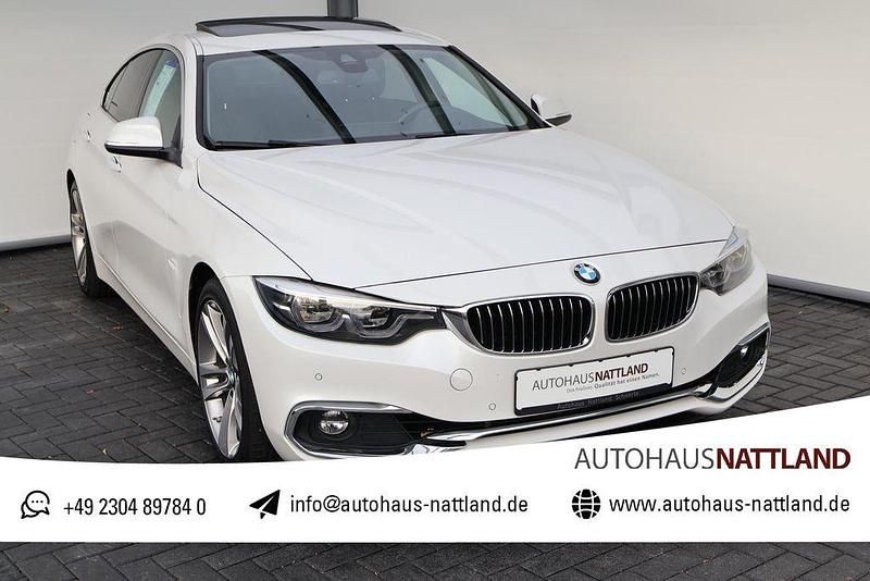 Mineralweiss metallic Gebraucht 2018 BMW 430 Gran Coupé Luxury Line Coupé | 21.950 € (Fairer Preis) - Bild 1/4