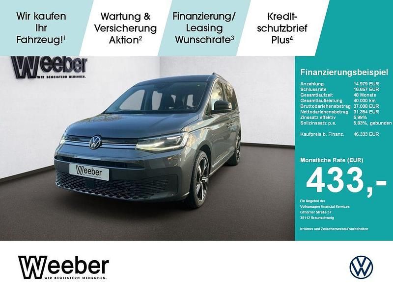 Grau Neu 2024 VW Caddy Style Van / Kleinbus | 46.333 € - Bild 1/4