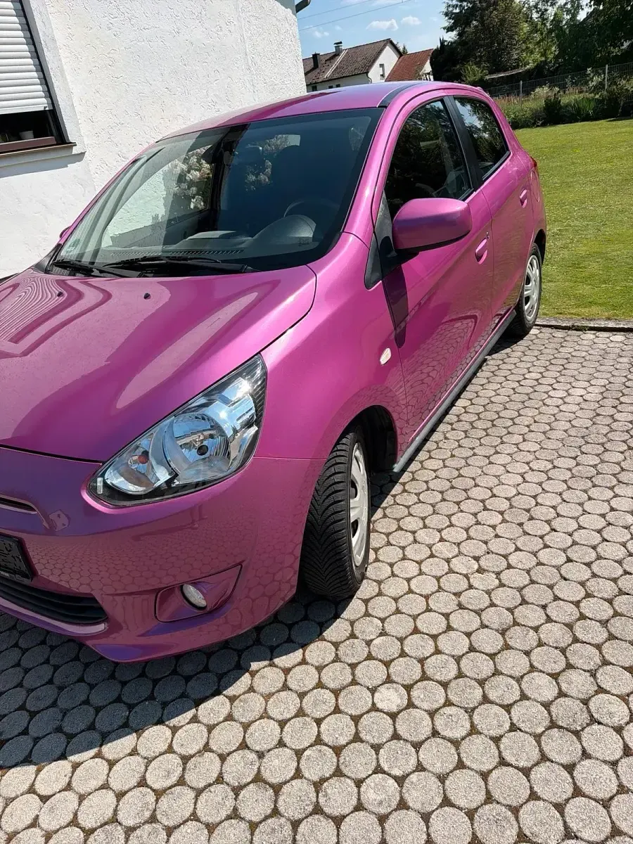 Gebraucht Mitsubishi Space Star Top 71 PS (52 kW) 2014 Violet Van / Kleinbus