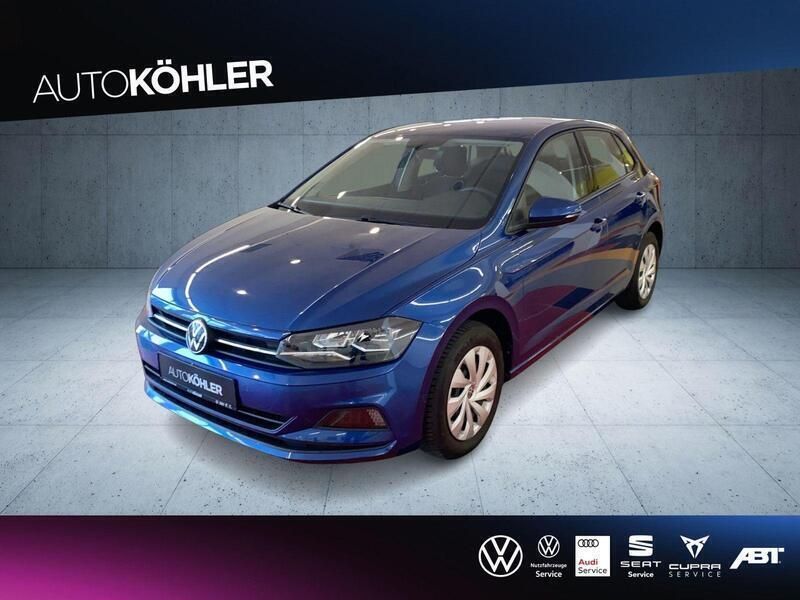 Blau Gebraucht 2021 VW Polo Comfortline Kleinwagen | 15.490 € (Fairer Preis) - Bild 1/4