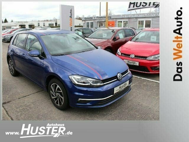 Blau metallic Gebraucht 2018 VW Golf VII Join Limousine | 18.995 € (Fairer Preis) - Bild 1/4