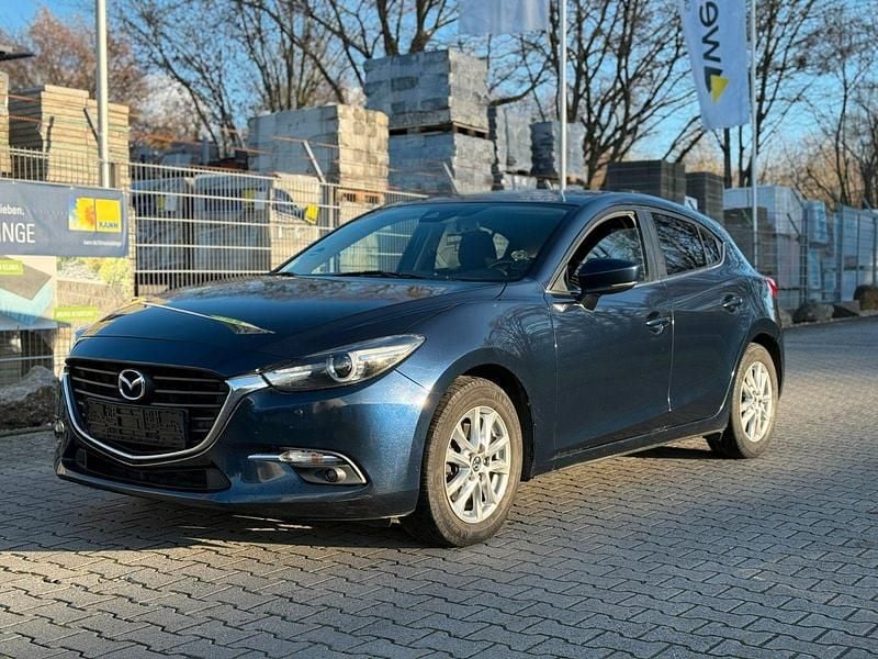 Gebraucht Mazda 3 Exclusive-Line 105 PS (77 kW) 2018 Blau Limousine