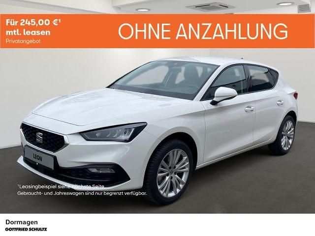 Candy weiss Gebraucht 2024 Seat Leon Style Limousine | 18.780 € (Guter Preis) - Bild 1/4