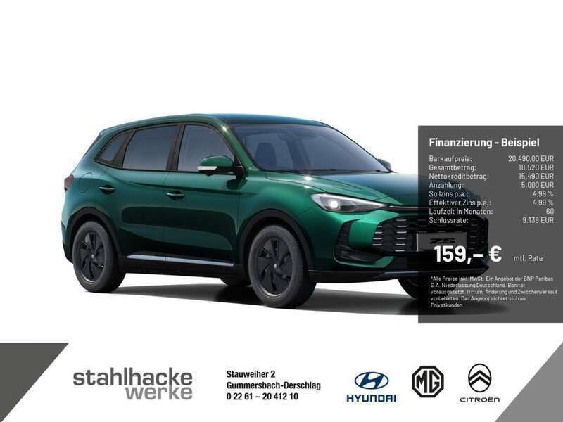 Emerald green Neu 2025 MG ZS Limousine | 20.490 € (Guter Preis) - Bild 1/4
