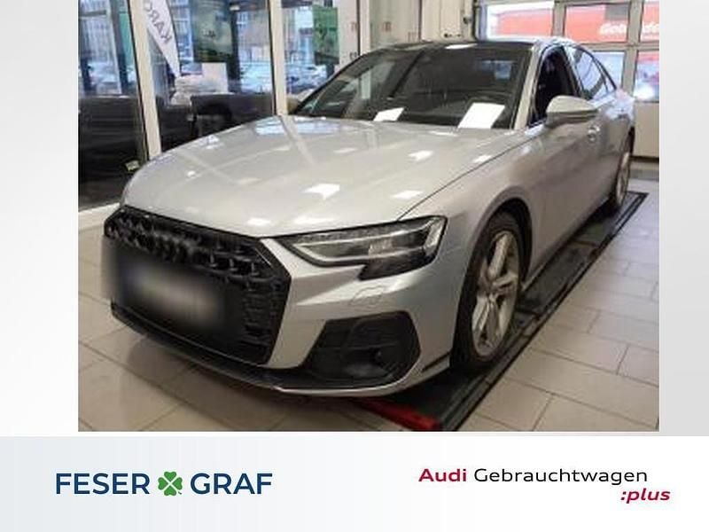 Florettsilber metallic Gebraucht 2023 Audi A8 Ambiente Limousine | 58.940 € (Superpreis) - Bild 1/4