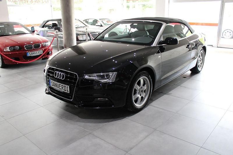 Schwarz Gebraucht 2013 Audi A5 Cabriolet Sport Cabrio | 12.990 € (Guter Preis) - Bild 1/4
