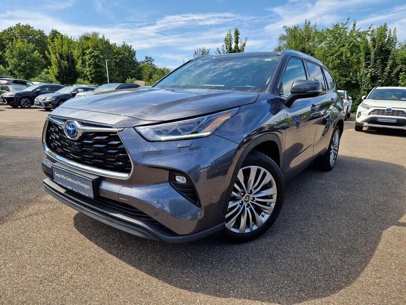Marlingrau (metallic) Gebraucht 2022 Toyota Highlander Executive SUV | 50.790 € (Fairer Preis) - Bild 1/4