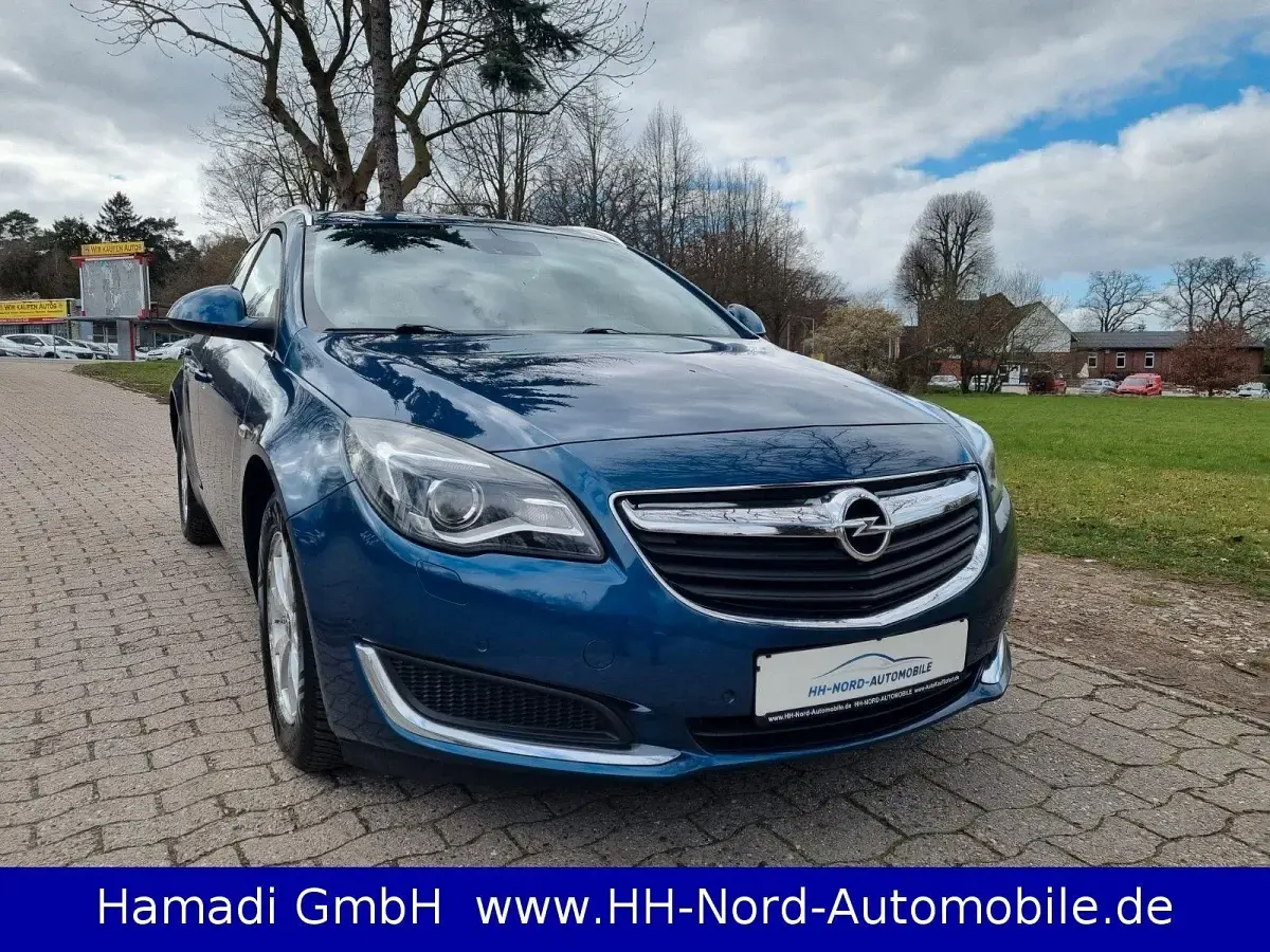 Gebraucht Opel Insignia Business Edition 131 PS (96 kW) 2015 Blau Kombi