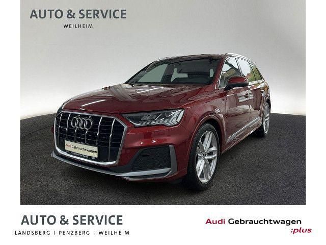 Matadorrot metallic Gebraucht 2021 Audi Q7 Ambiente SUV | 56.990 € (Fairer Preis) - Bild 1/4