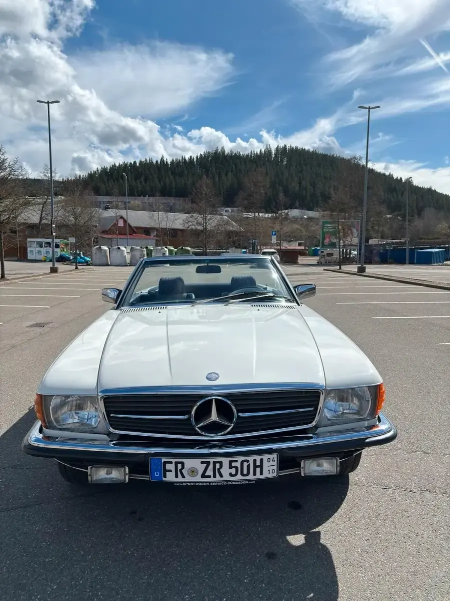 Gebraucht Mercedes SL380 204 PS (150 kW) 1985 Weiß Cabrio
