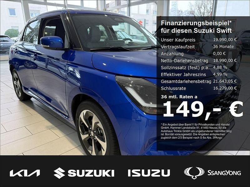 Gebraucht Suzuki Swift Comfort+ 83 PS (61 kW) 2025 Blau Kleinwagen