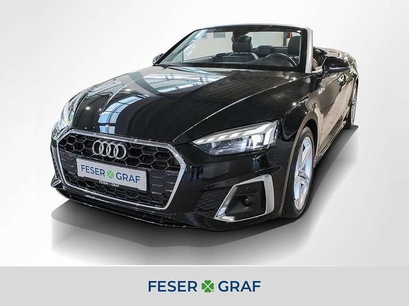 Mythosschwarz metallic verd... Gebraucht 2023 Audi A5 Cabriolet S-Line Cabrio | 39.880 € (Superpreis) - Bild 1/4