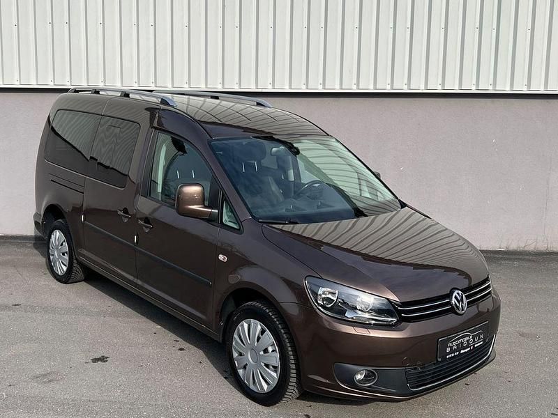 Gebraucht VW Caddy Maxi Highline 140 PS (102 kW) 2013 Braun Van / Kleinbus