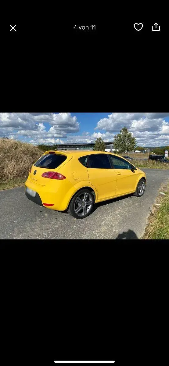 Gebraucht Seat Leon FR 200 PS (147 kW) 2007 Gelb Kleinwagen