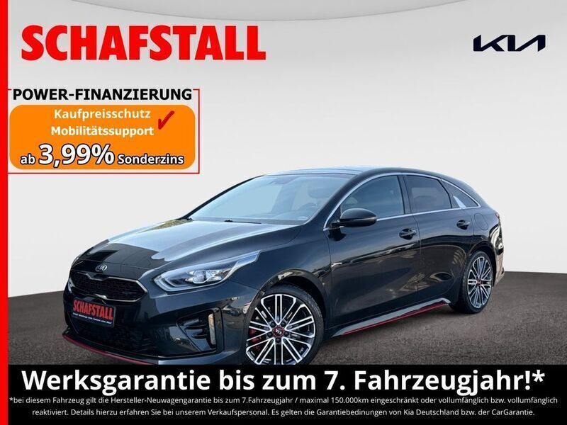 Schwarz ((1k) zilinaschwarz met.) Gebraucht 2020 Kia ProCeed GT Comfort Kleinwagen | 21.479 € (Fairer Preis) - Bild 1/3
