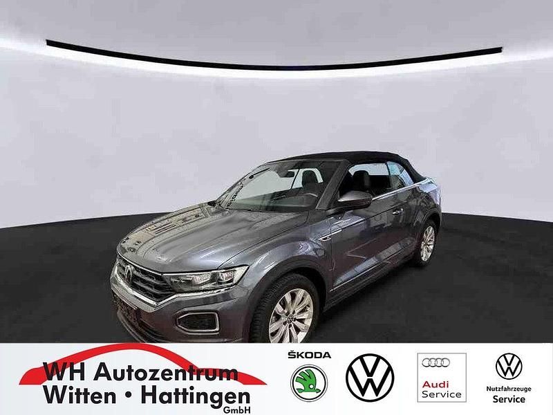 Rauchgrau metallic Gebraucht 2021 VW T-Roc Cabriolet R-line Cabrio | 25.955 € (Guter Preis) - Bild 1/3