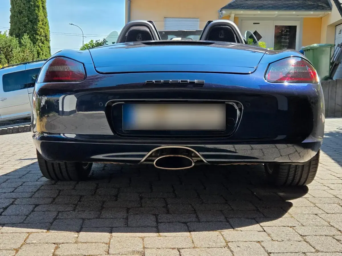 Gebraucht Porsche Boxster 245 PS (180 kW) 2008 Blau Cabrio