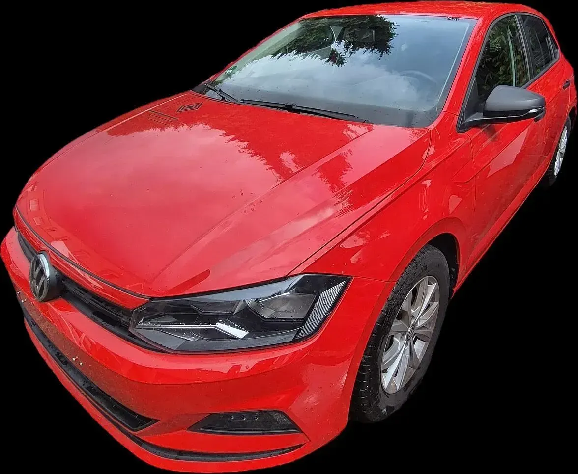 Gebraucht VW Polo Trendline 65 PS (47 kW) 2019 Rot Kleinwagen