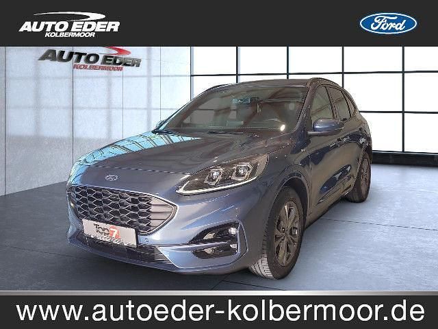 Blau Gebraucht 2021 Ford Kuga ST-Line X SUV | 22.990 € (Fairer Preis) - Bild 1/4