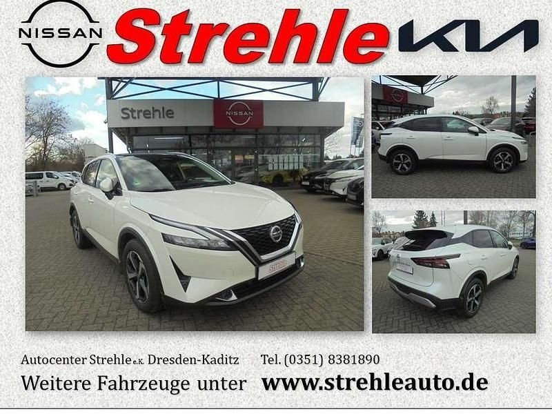 Brilliant white (m) Gebraucht 2022 Nissan Qashqai N-Connecta SUV | 24.550 € (Fairer Preis) - Bild 1/4