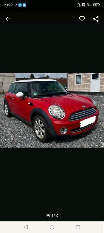 Rot Gebraucht 2007 Mini Cooper Coupé Coupé | 3.000 € (Fairer Preis) - Bild 1/3