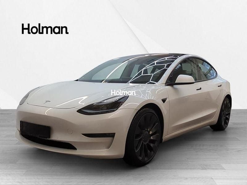 Weiß Gebraucht 2021 Tesla Model 3 Performance Limousine | 26.406 € (Guter Preis) - Bild 1/4