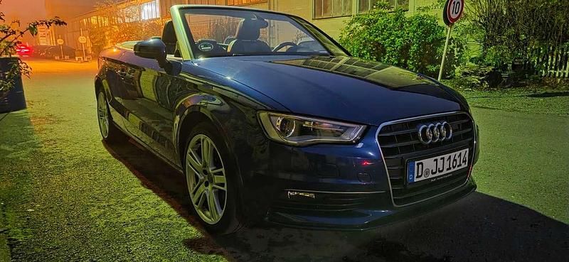 Blau Gebraucht 2015 Audi A3 Cabriolet Ambition Cabrio | 19.900 € (Fairer Preis) - Bild 1/4
