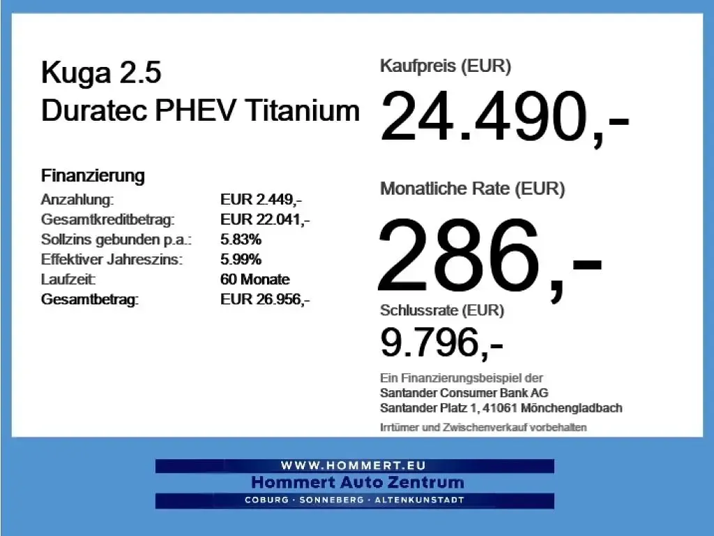 Używany Ford Kuga Titanium 224 KM (164 kW) 2022 Biały SUV