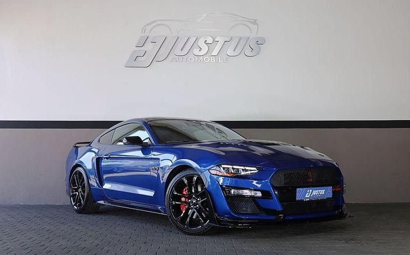Atlas blue metallic Gebraucht 2022 Ford Mustang GT Coupé | 42.900 € (Fairer Preis) - Bild 1/4