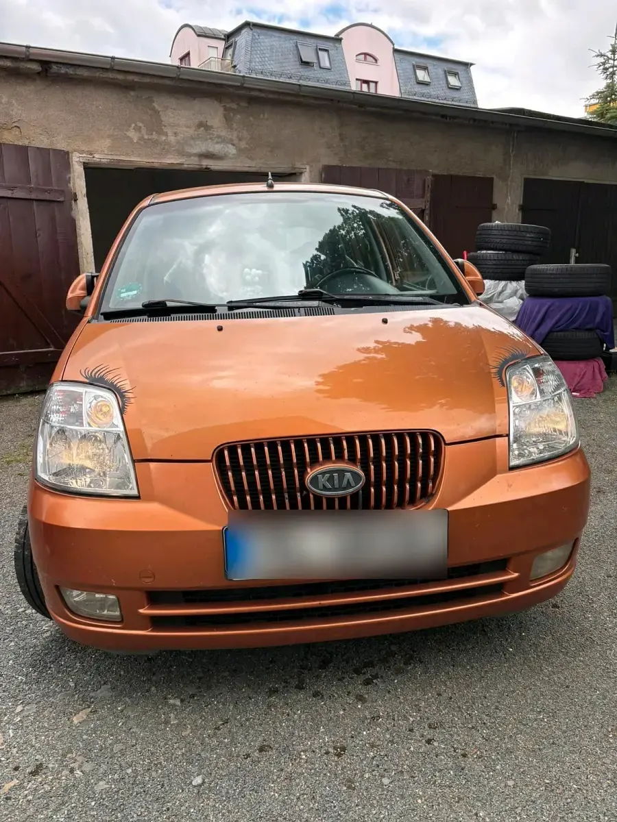 Gebraucht Kia Picanto 65 PS (47 kW) 2004 Orange Kleinwagen