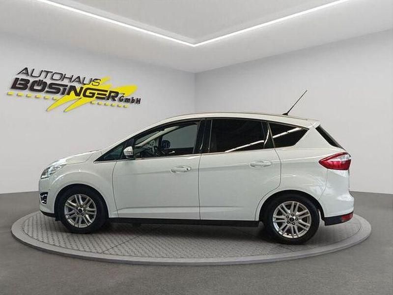 Gebraucht Ford C-MAX Titanium 125 PS (91 kW) 2015 Weiß Van / Kleinbus