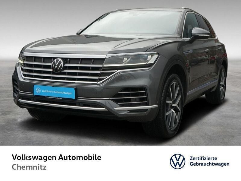 Siliziumgrau metallic Gebraucht 2021 VW Touareg Elegance SUV | 43.930 € (Guter Preis) - Bild 1/4