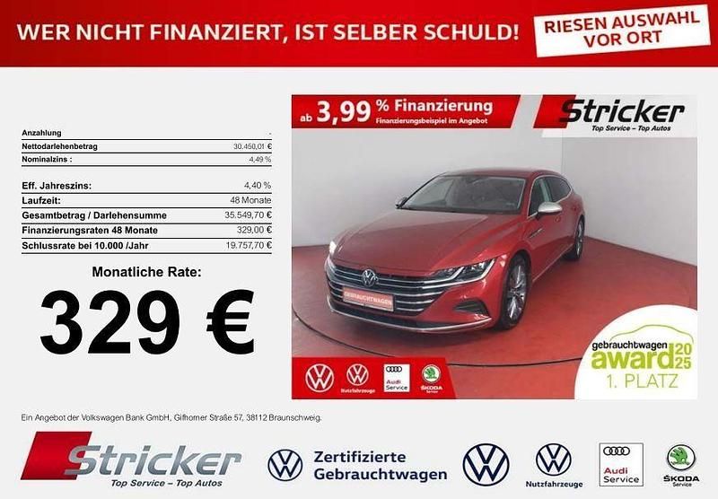 Kings red metallic Gebraucht 2024 VW Arteon Elegance Kombi | 30.449 € (Superpreis) - Bild 1/4