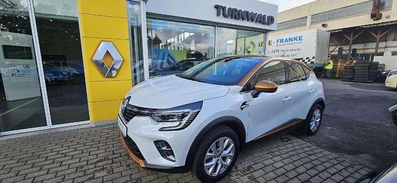 Weiss qnc +orange epy Gebraucht 2021 Renault Captur Intens SUV | 18.290 € (Etwas zu teuer) - Bild 1/4