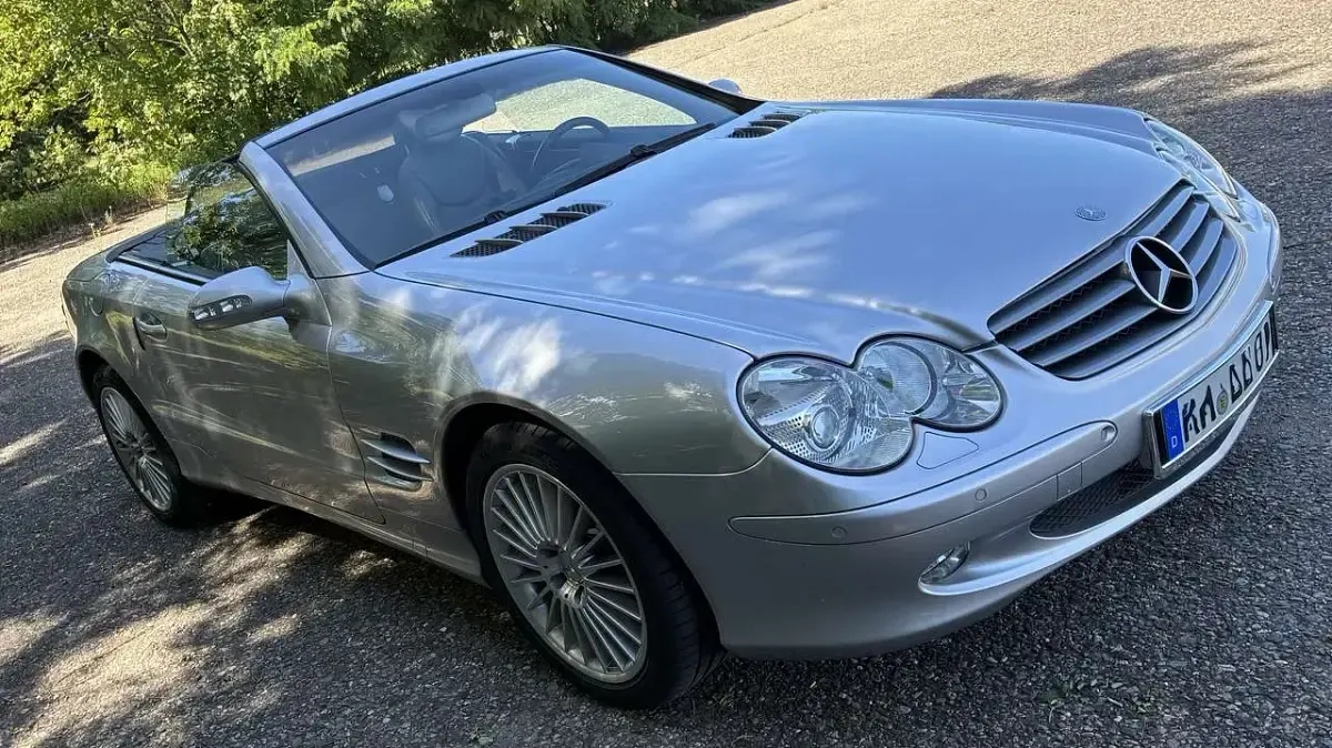 Gebraucht Mercedes SL350 245 PS (180 kW) 2003 Silber Cabrio