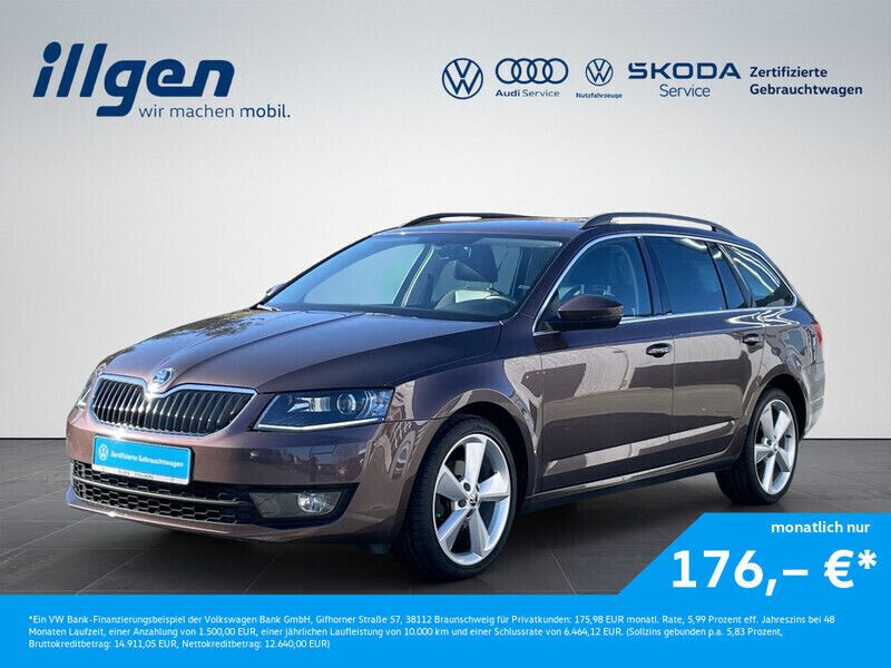Gebraucht Skoda Octavia Style 150 PS (110 kW) 2016 Braun / topazbraun (metallic) Kombi