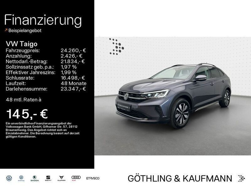 Grau Gebraucht 2024 VW Taigo Move SUV | 24.260 € (Guter Preis) - Bild 1/4