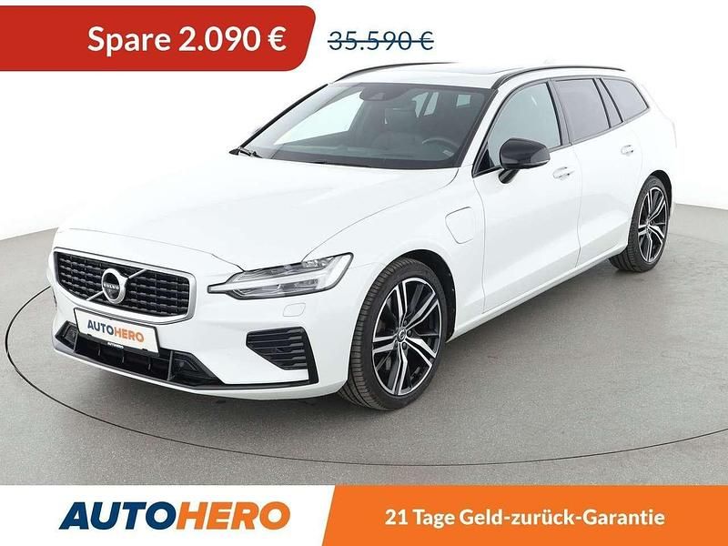 Ice white Gebraucht 2020 Volvo V60 R-Design Kombi | 33.500 € (Fairer Preis) - Bild 1/3