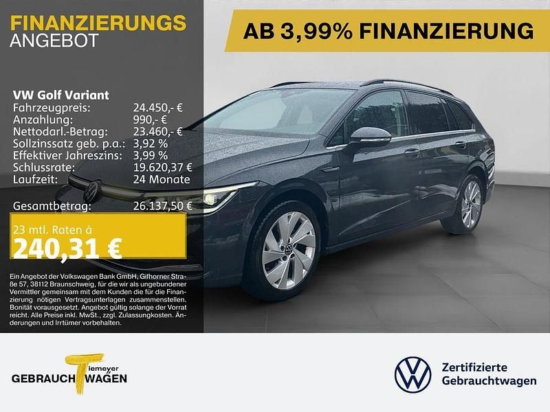 Uranograu Gebraucht 2023 VW Golf VIII Style Kombi | 24.450 € (Guter Preis) - Bild 1/4