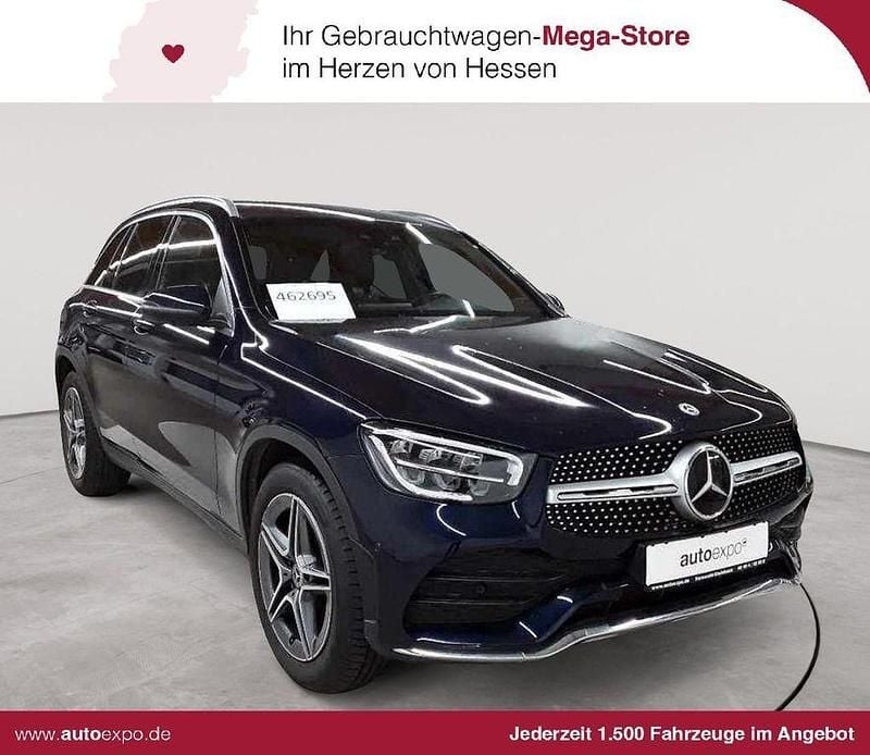 Cavansitblau metallic Gebraucht 2022 Mercedes GLC400d AMG line SUV | 46.890 € (Fairer Preis) - Bild 1/4