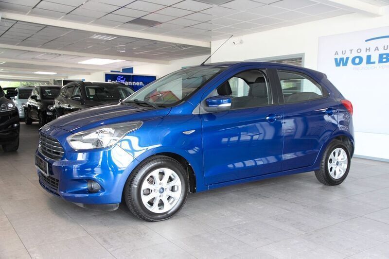 Blau Gebraucht 2017 Ford Ka Plus Cool & Sound Edition Kleinwagen | 9.290 € (Fairer Preis) - Bild 1/4