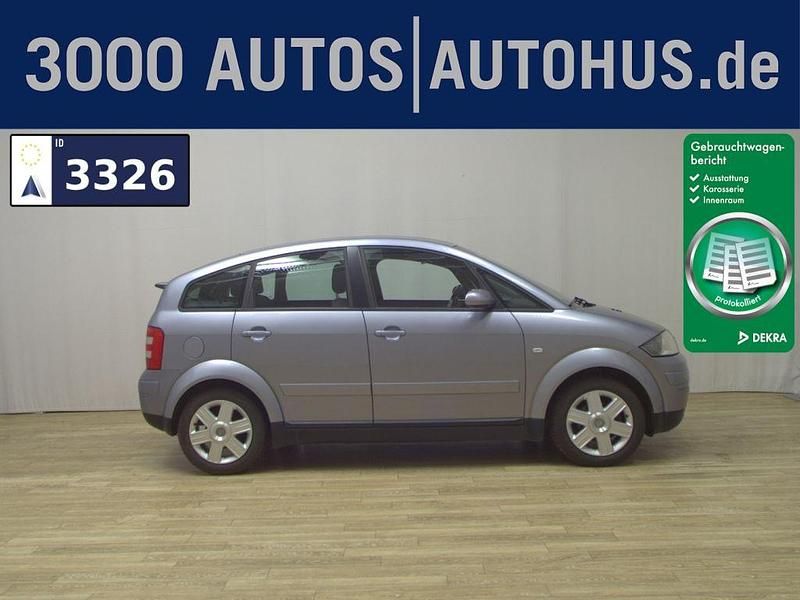 Akoyasilber (metallic) Gebraucht 2004 Audi A2 Kleinwagen | 2.450 € (Superpreis) - Bild 1/4